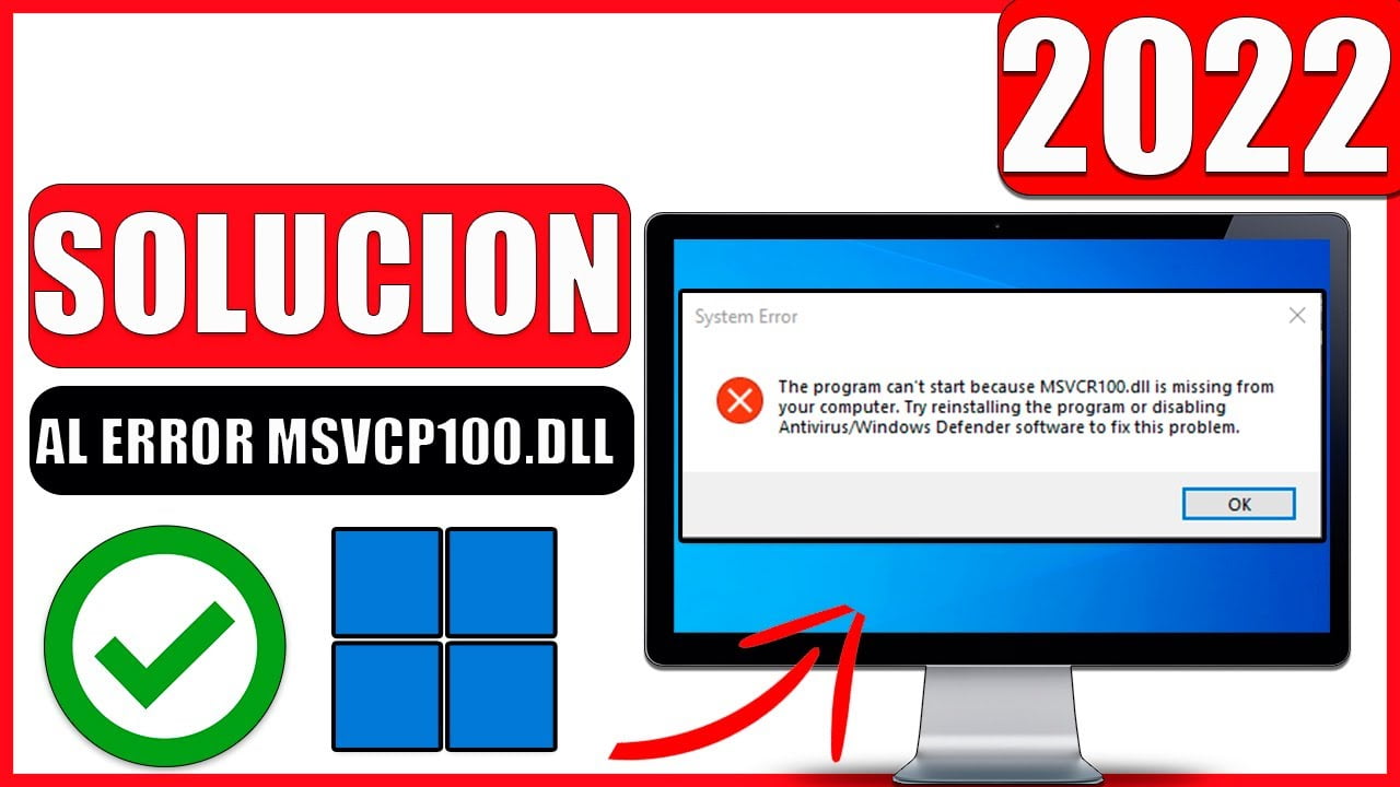 Solution Comment résoudre le problème msvcp100 dll dans Windows 10