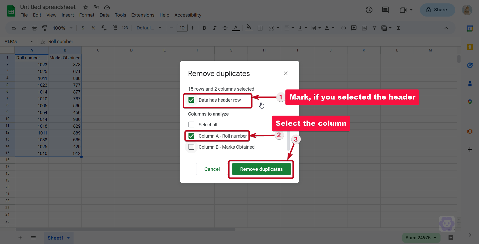 Cómo encontrar duplicados en Google Sheets de diferentes formas