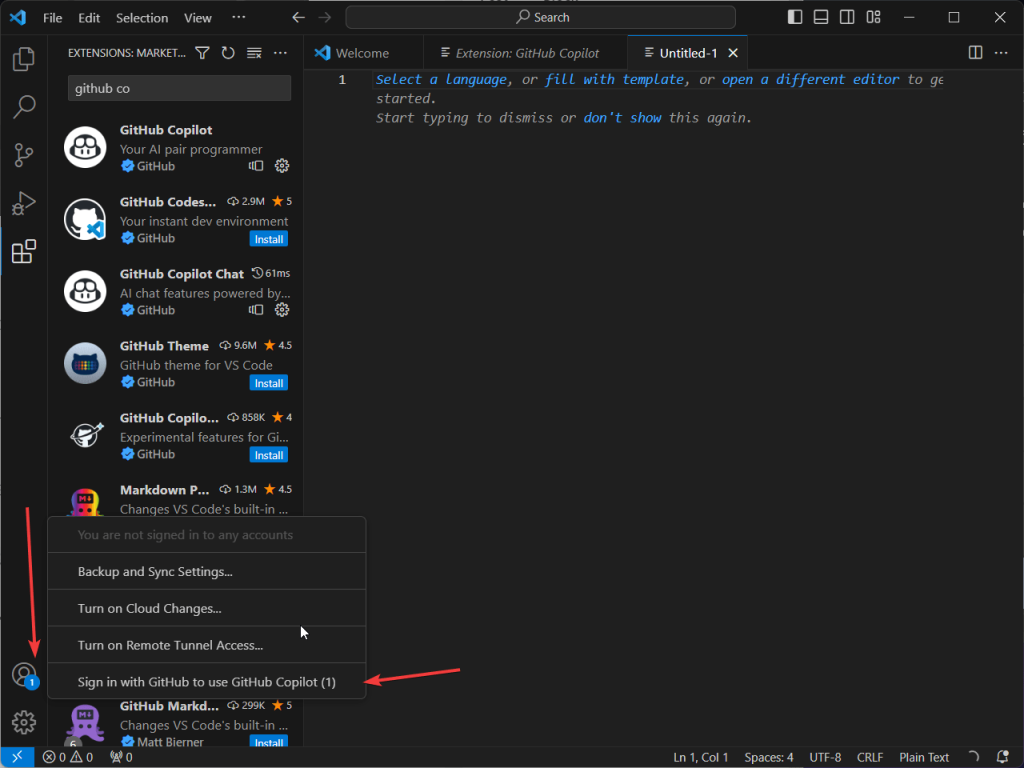 C Mo Habilitar Github Copilot En Visual Studio Code