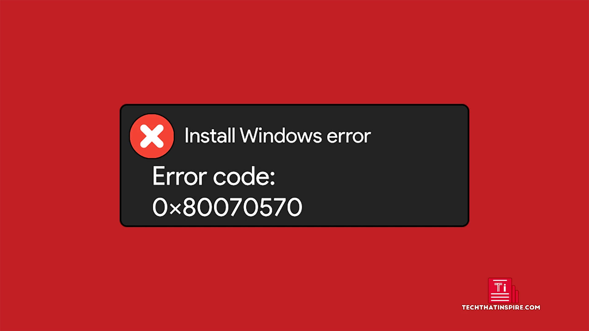 Las 4 mejores formas de solucionar el código de error 0x80070570 en Windows