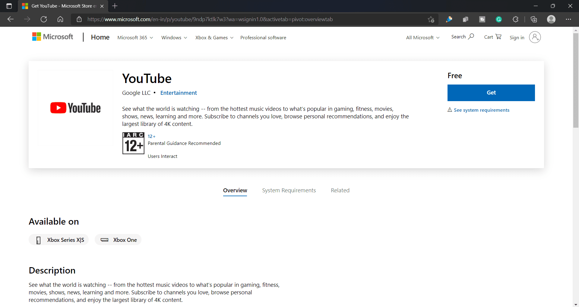 Download YouTube App til Windows 11 PC (Offline Installer)