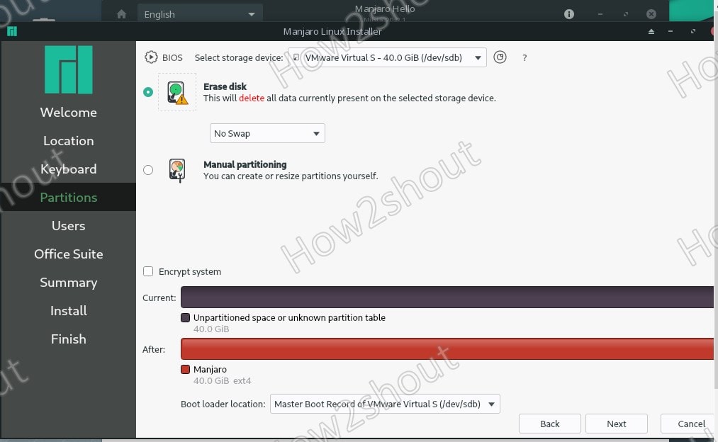 Sådan bruger du et bootbart USB-drev i VMware Player til at installere OS