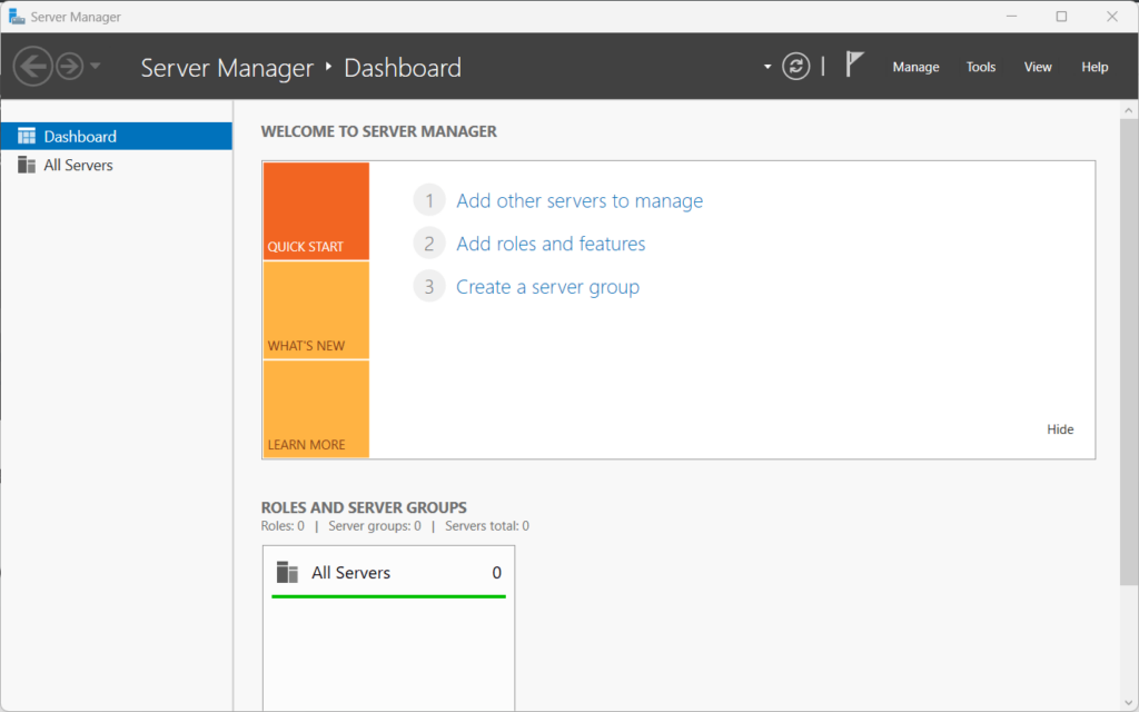 Sådan installeres Server Manager Windows 11 eller 10 - Tiempo de Frikis
