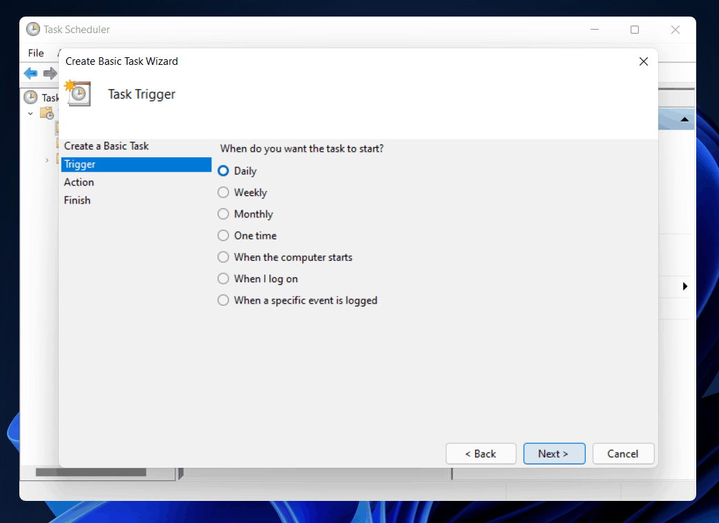 So erstellen Sie die Aufgabe mit Windows 11 Task Scheduler - Tiempo de ...