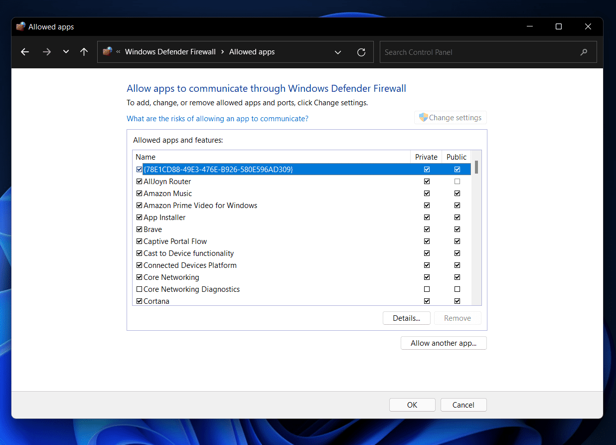 So erlauben Sie Chrome den Zugriff auf das Netzwerk in Ihrer Firewall