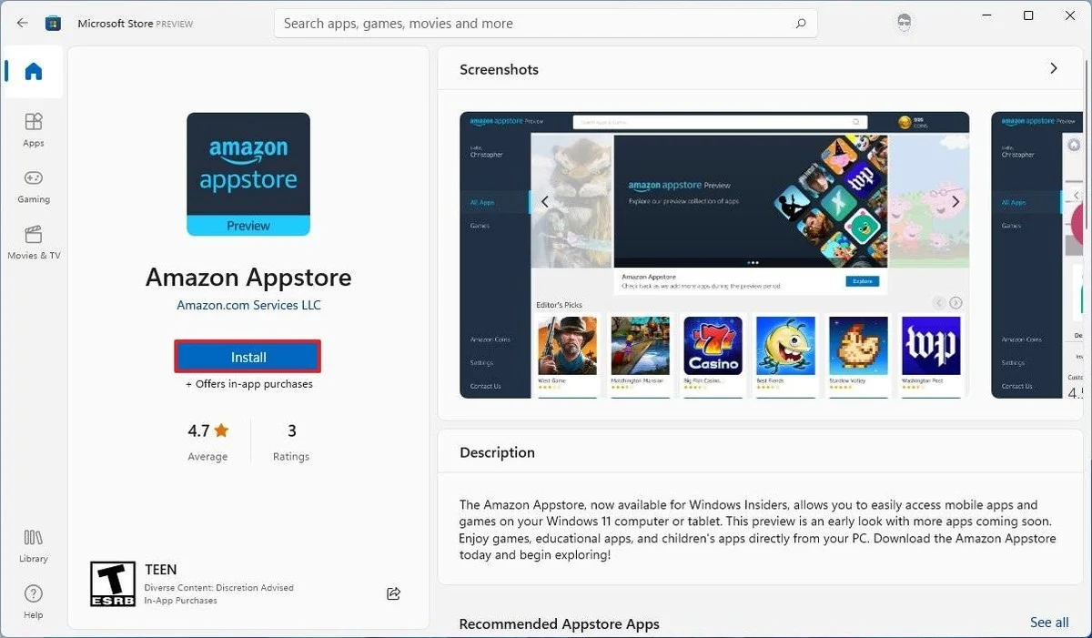 So installieren Sie den Amazon Appstore und laden Android-Apps unter ...