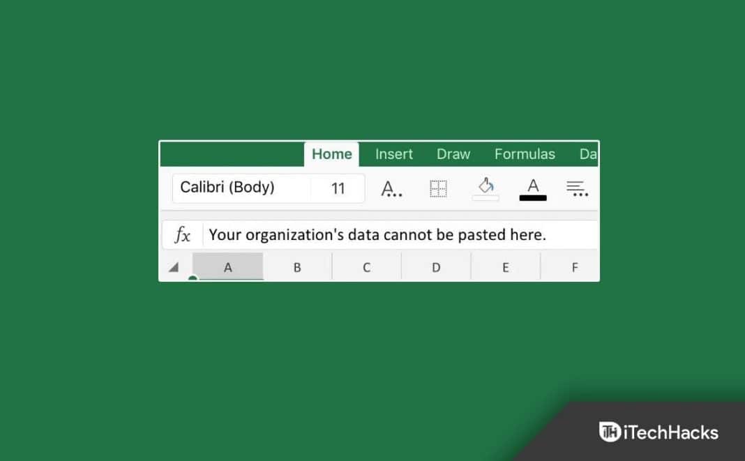 Die Daten Ihrer Organisation Können Hier Nicht Eingefügt Werden So beheben Sie die Daten Ihrer Organisation. Die Daten Ihrer