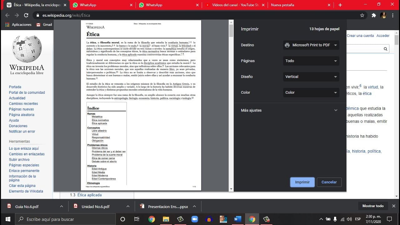 Wie drucke ich eine Internetseite im PDF-Format? - Tiempo de Frikis