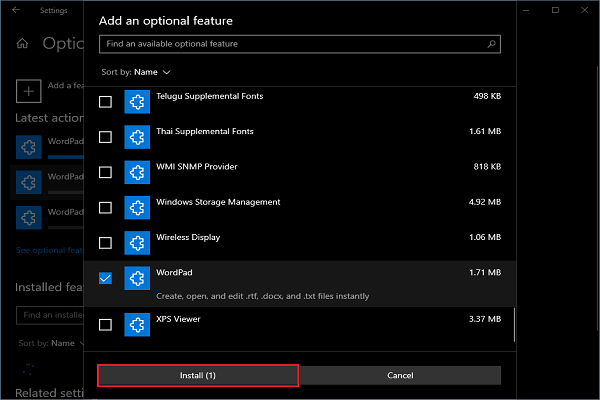 So können Microsoft WordPad in Windows 11/10 deinstallieren und neu ...