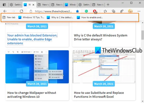 So Zeigen Sie Die Favoritenleiste In Microsoft Edge Unter Windows 11/10 An