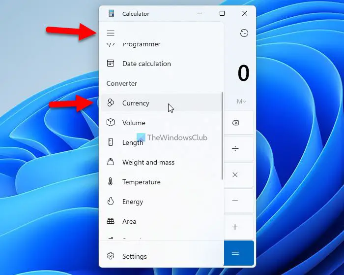 So konvertieren Sie Einheiten in Windows 11 mit dem Rechner