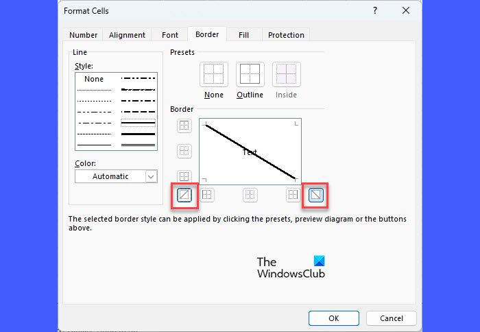 Diagonal Columns Excel So ziehen Sie in Excel oder Google Sheets eine diagonale Linie durch ...