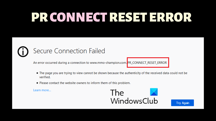 Pr Pro Error Behebung des PR CONNECT RESET ERROR in Firefox - Tiempo de Frikis