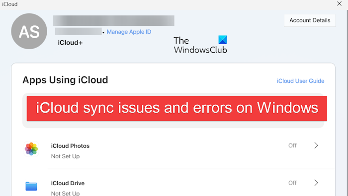 Icloud Sync Error Probleme und Fehler bei der iCloud-Synchronisierung unter Windows 11 ...