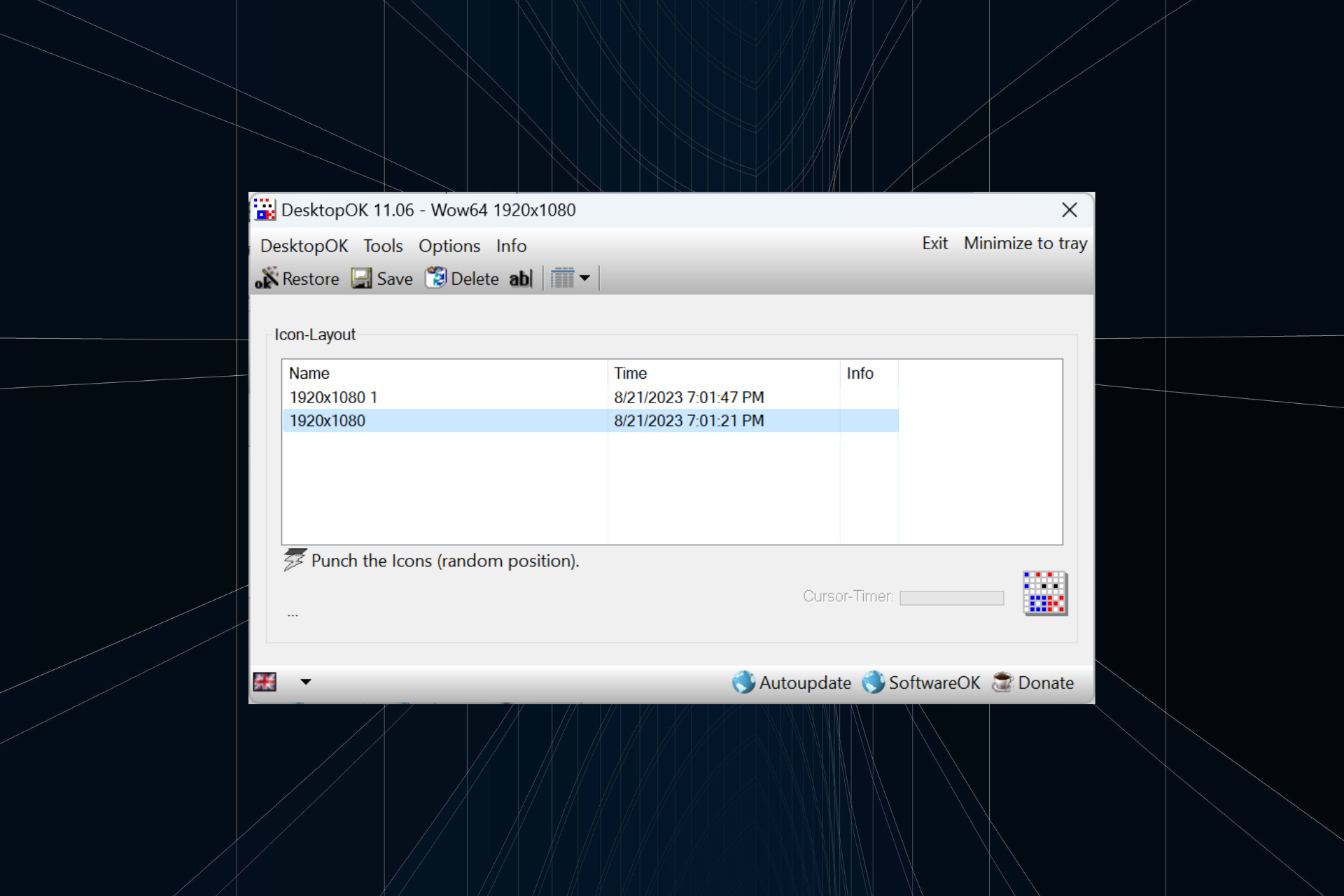 How to Save Desktop Icon Positions Layout in Windows 11