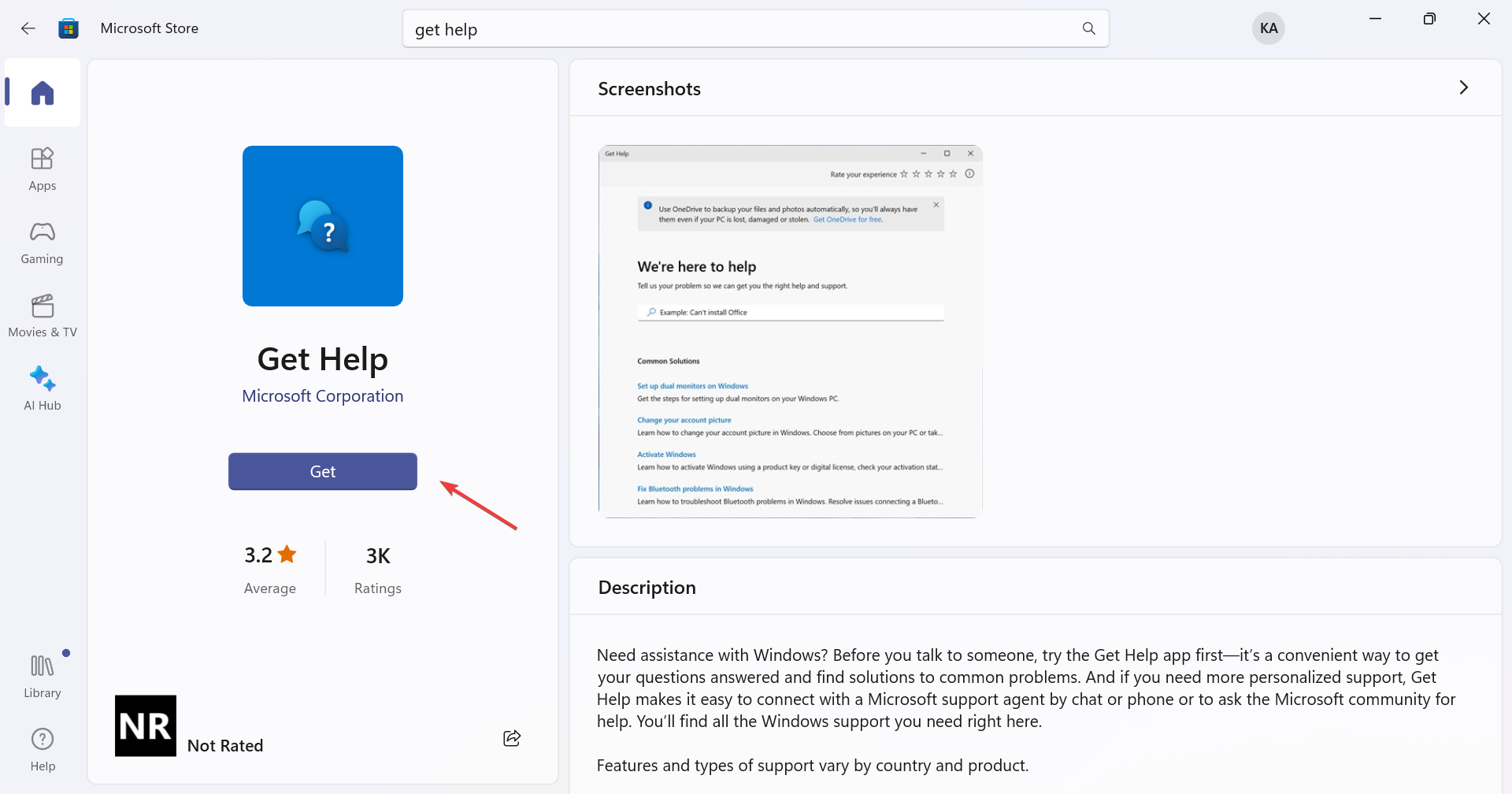 Solved Get Help Not Working on Windows 11