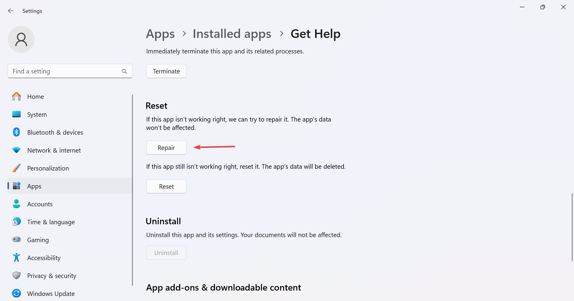 Solved Get Help Not Working on Windows 11