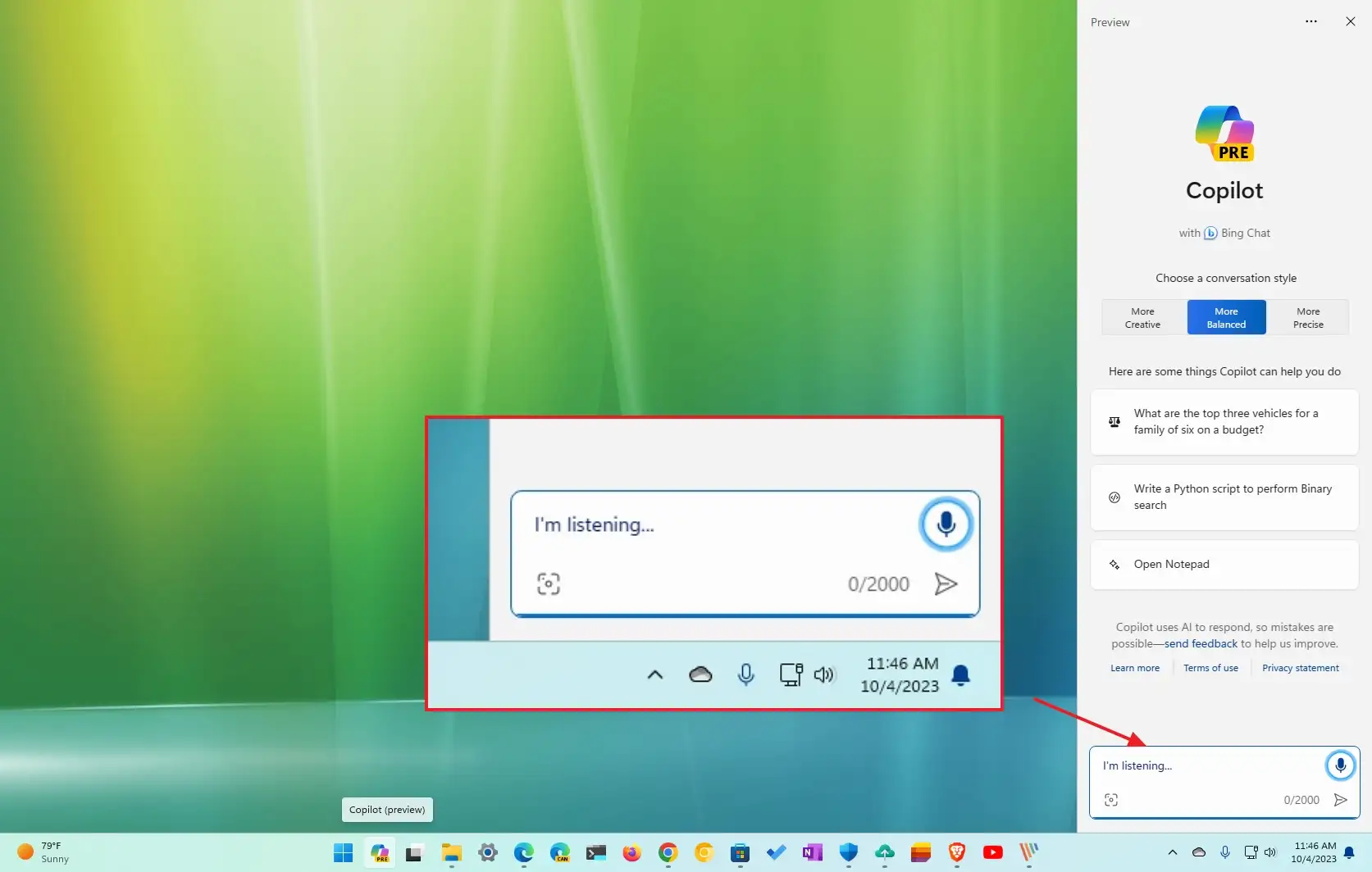 Comment faire fonctionner Copilot avec la voix sur Windows 11 - Tiempo