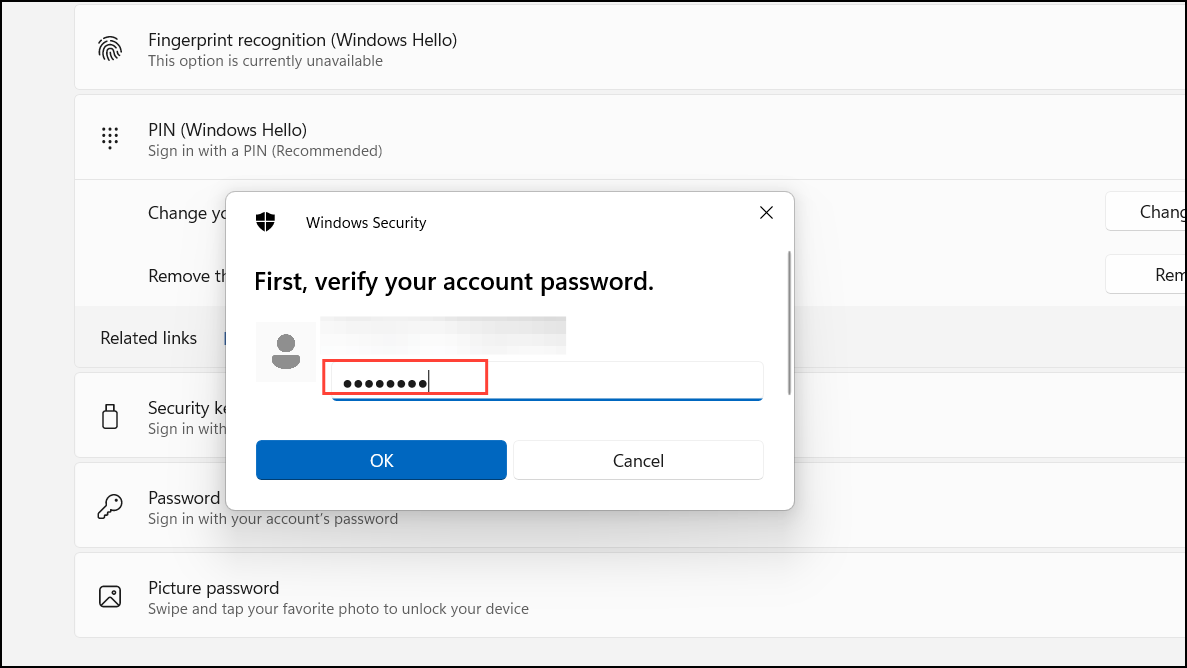 Comment désactiver le code PIN sur Windows 11