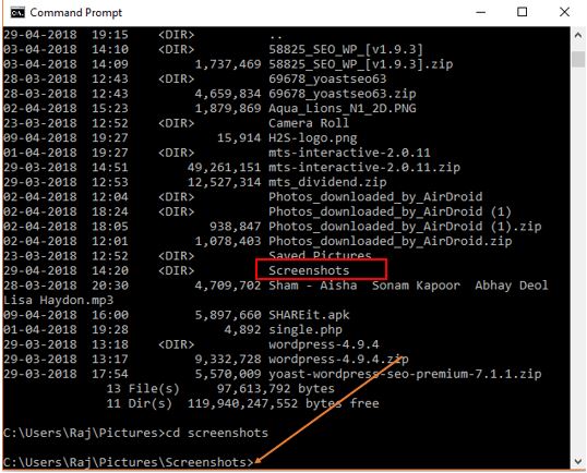 Comment changer de répertoire dans CMD sous Windows 10 via la ligne de ...
