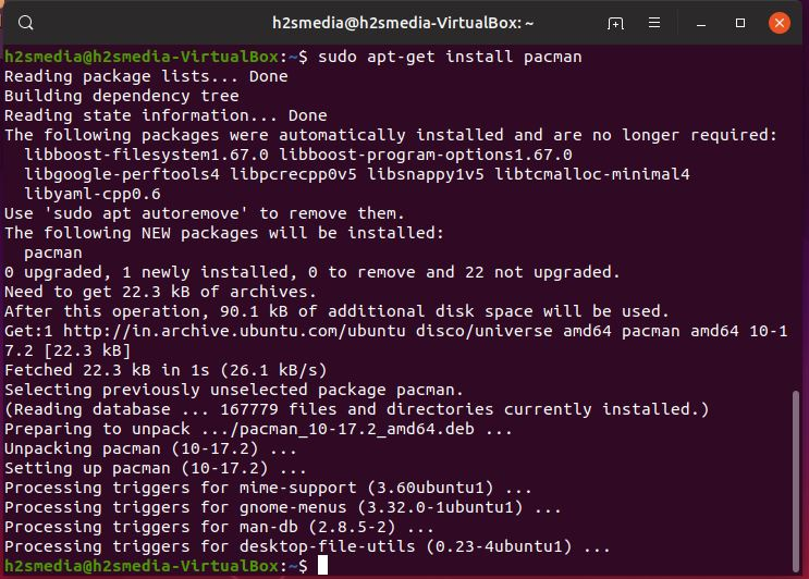 Comment installer Pacman sous Linux Ubuntu 19.04 pour jouer facilement ...