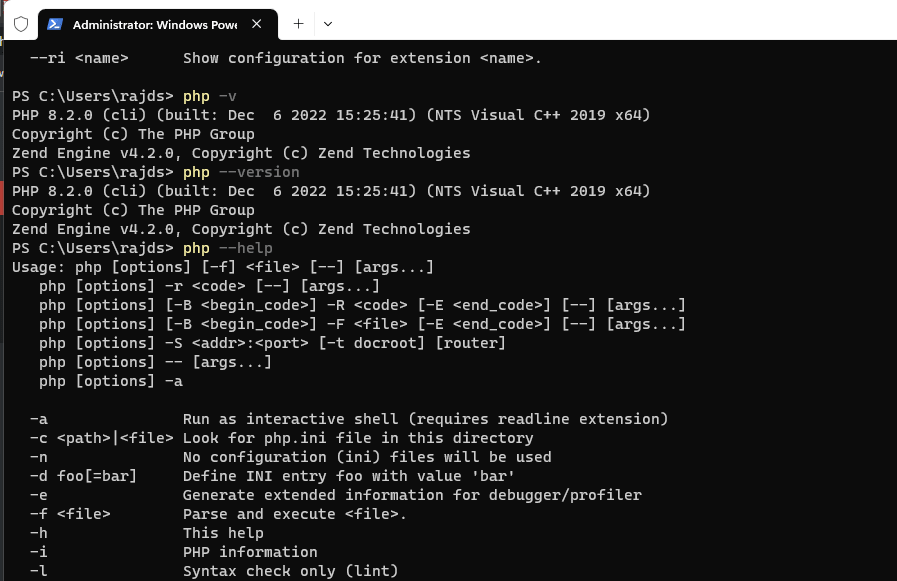 Comment savoir si PHP est installé sur Windows? - Tiempo de Frikis