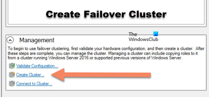 Comment Cluster Comment créer un cluster de basculement dans Windows Server