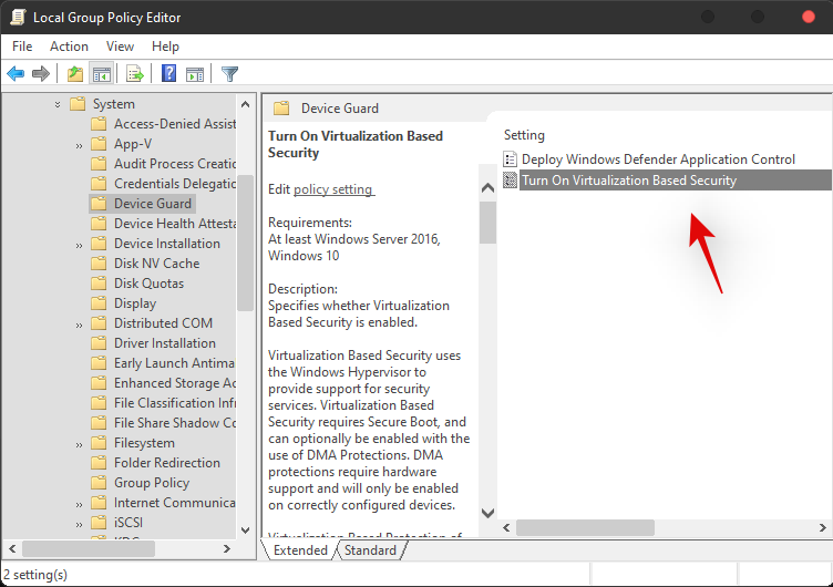 Comment désactiver VBS dans Windows 11
