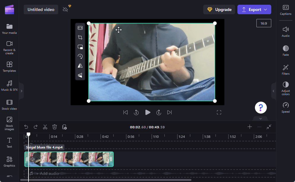 Oříznutí videa v Clipchamp průvodce krok za krokem digistart