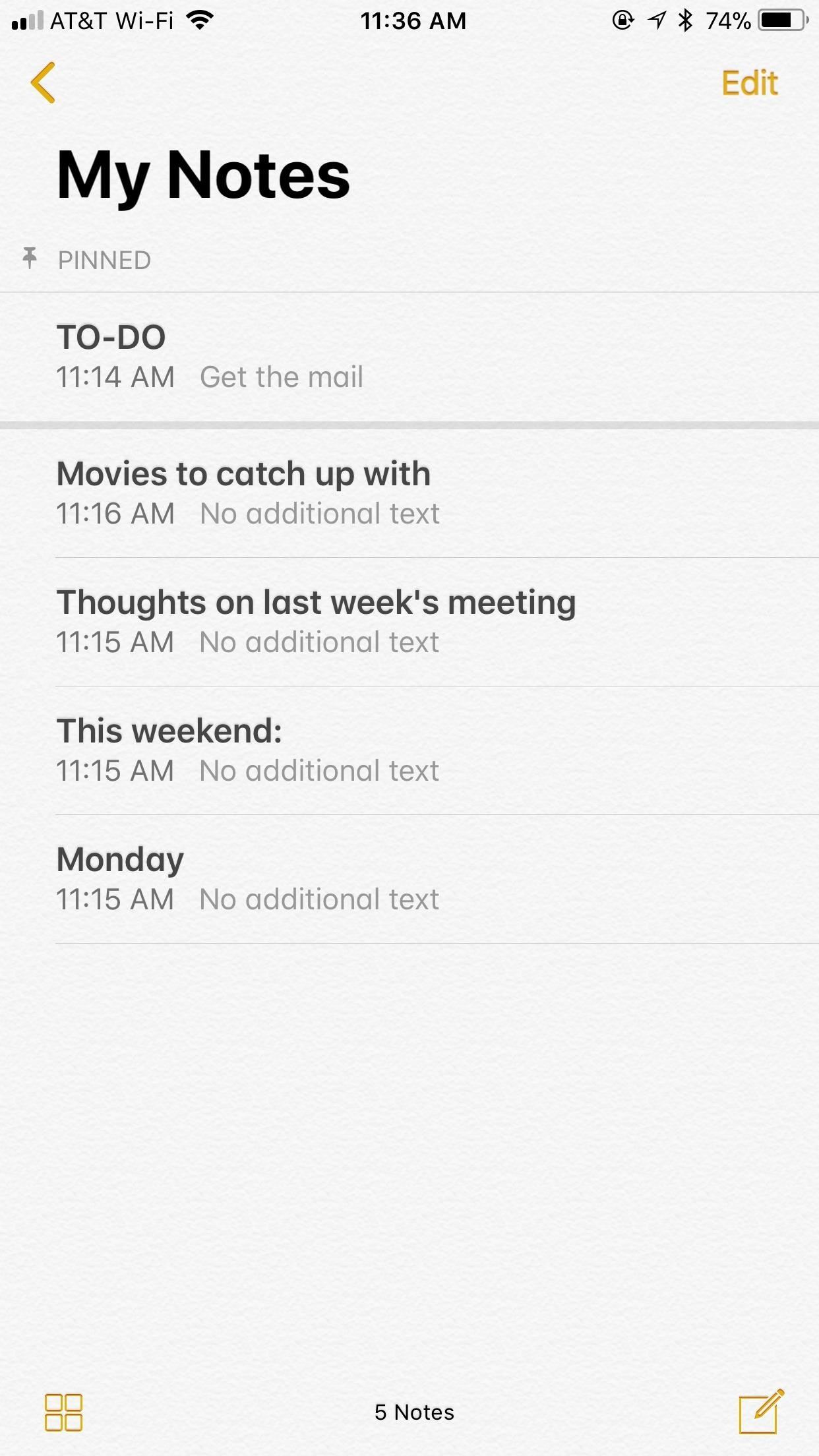 Notes 101 How to Pin Important Notes to the Top of Folders