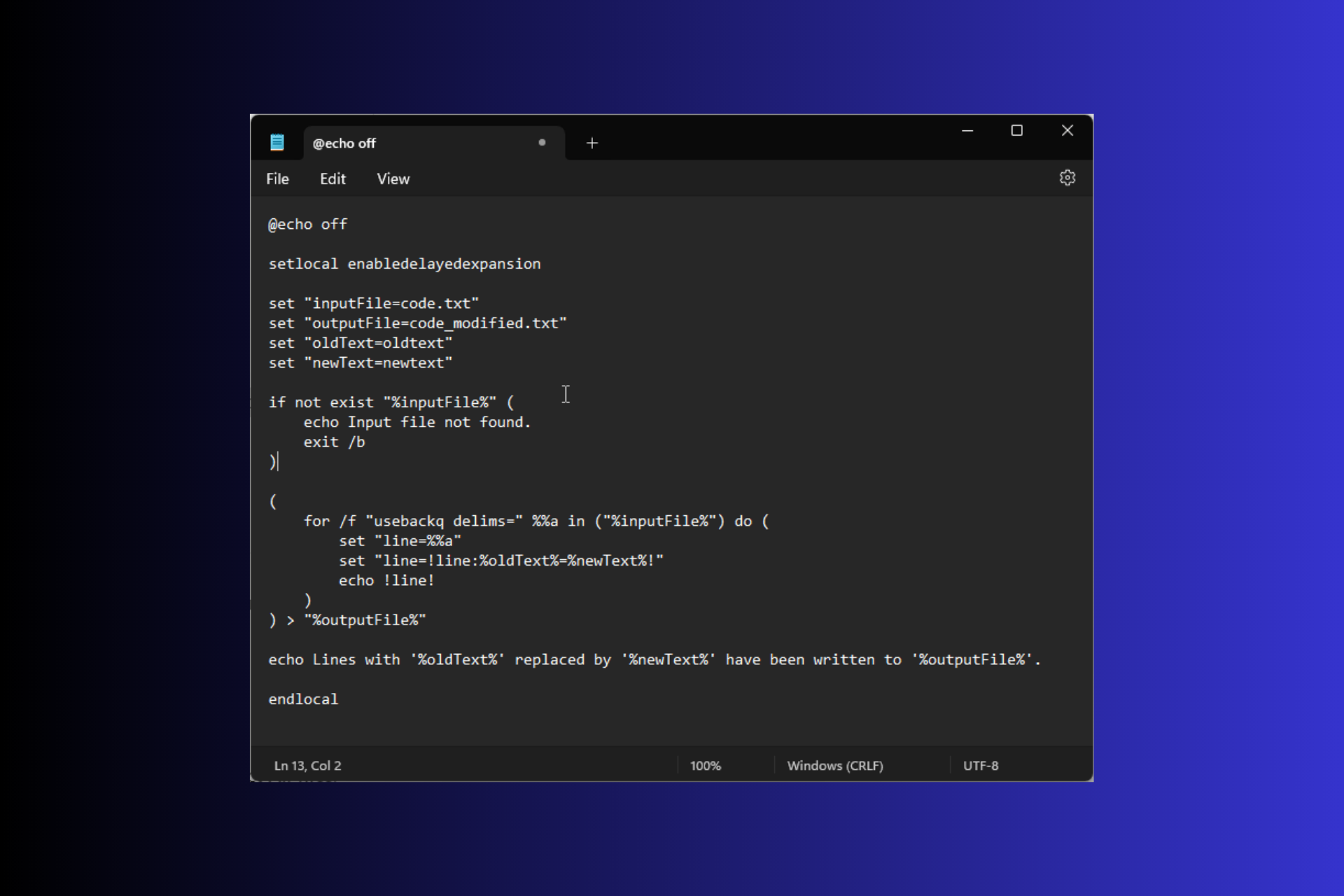 Windows 11 でバッチ (.bat) ファイルを作成する 5 つの方法