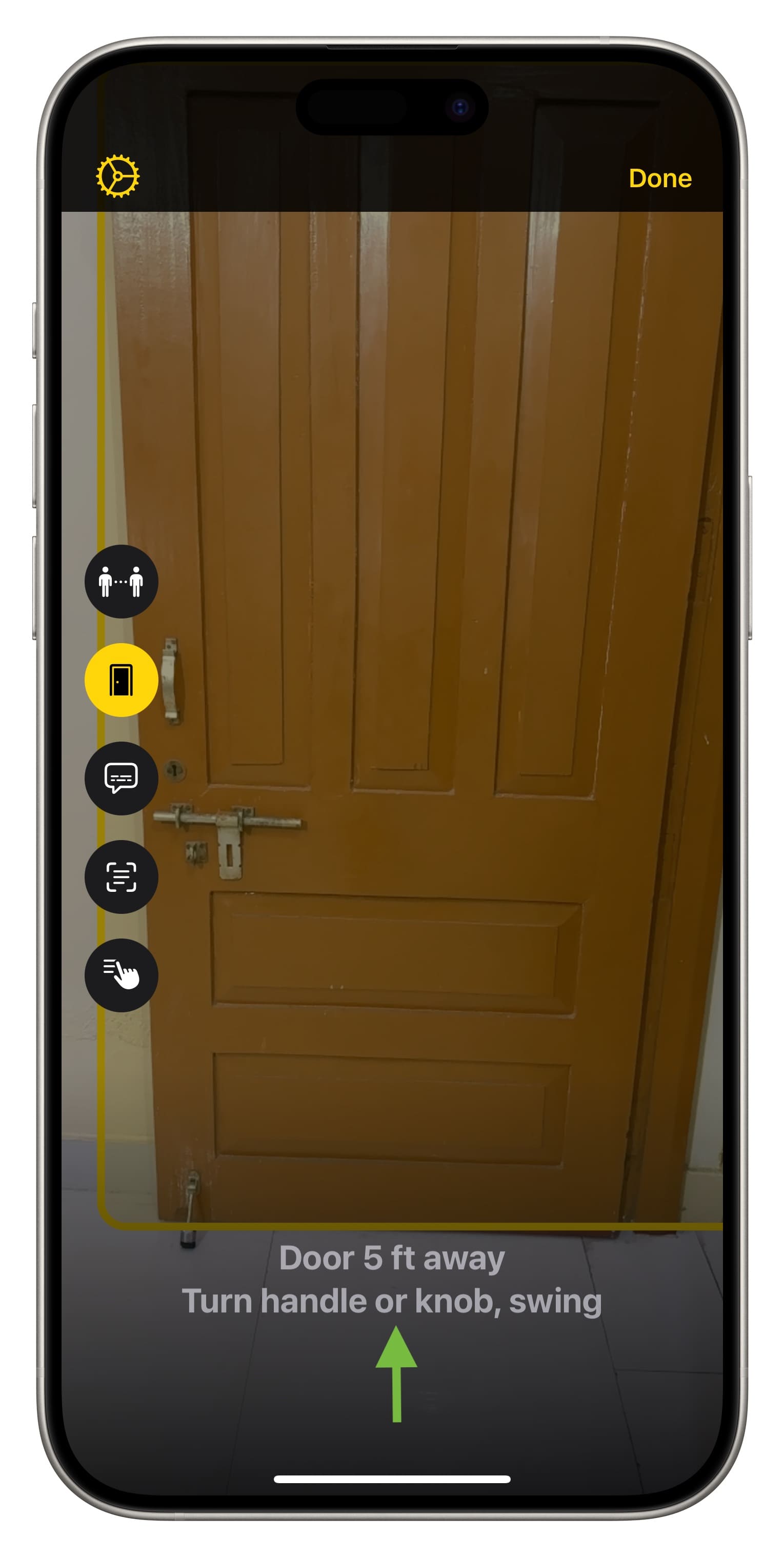 So verwenden Sie den Erkennungsmodus in der MagnifierApp auf dem