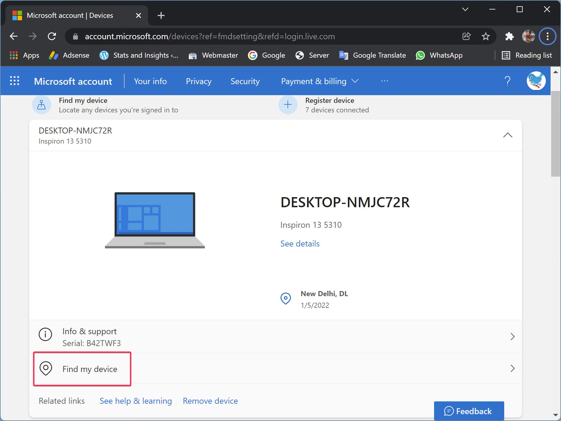 How to Remotely Lock or Unlock Windows 11 or 10 PC with Find My Device?