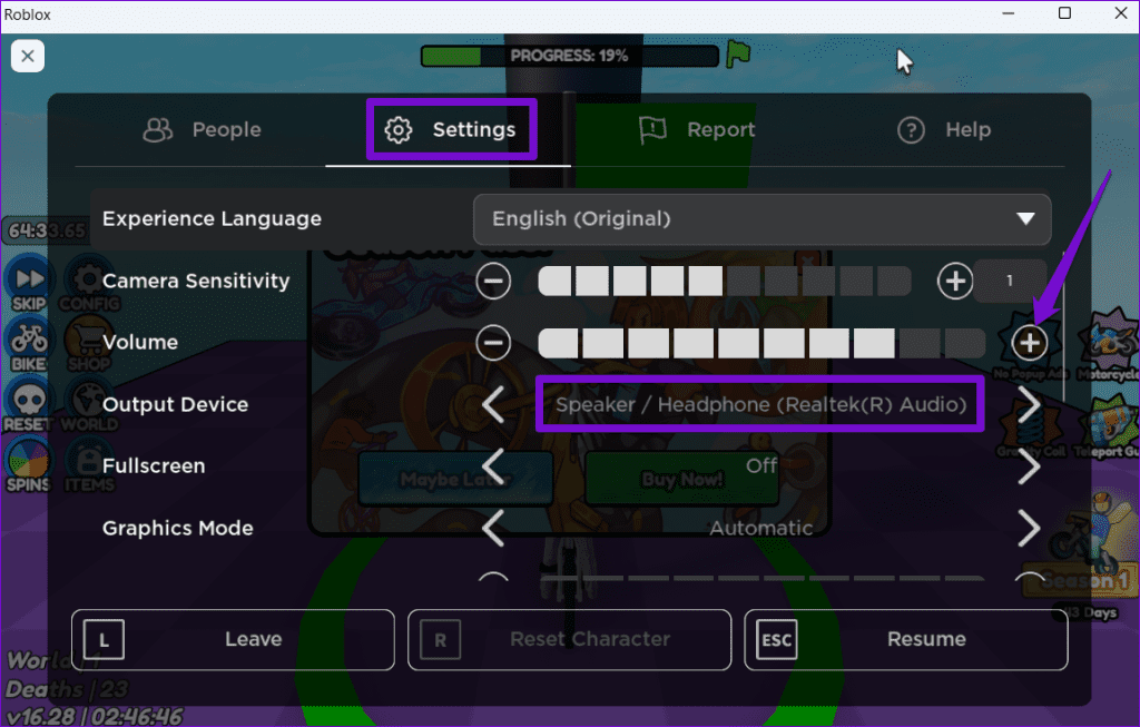 7 najlepszych rozwiązań braku dźwięku w Roblox dla Windows