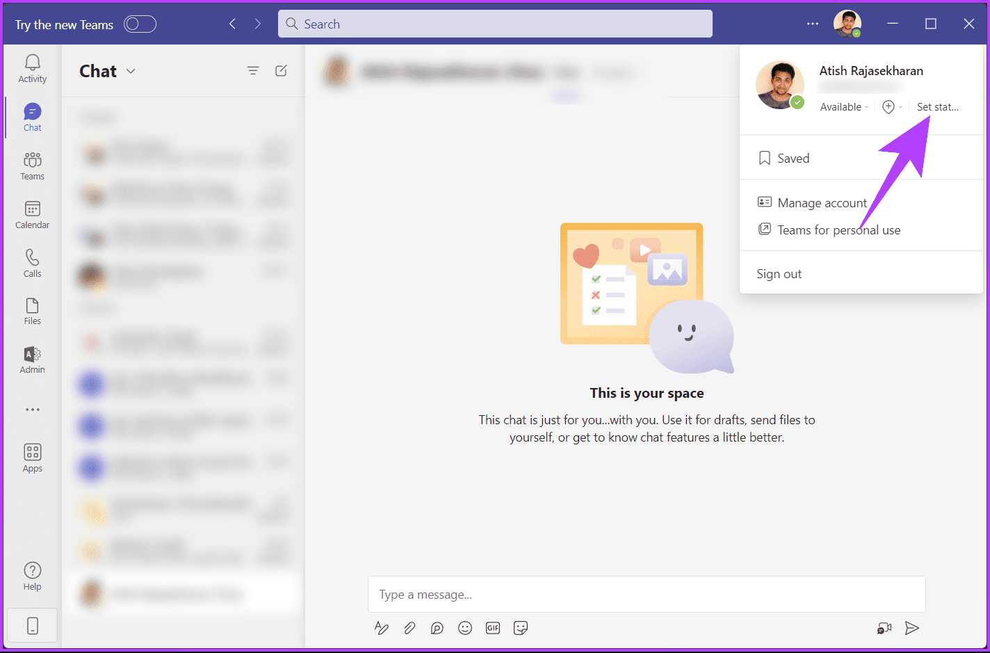 How to Set Status Timeout in Microsoft Teams