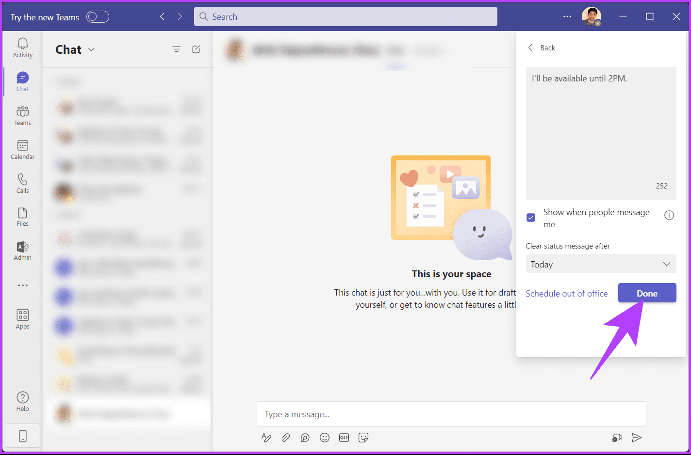 How to Set Status Timeout in Microsoft Teams