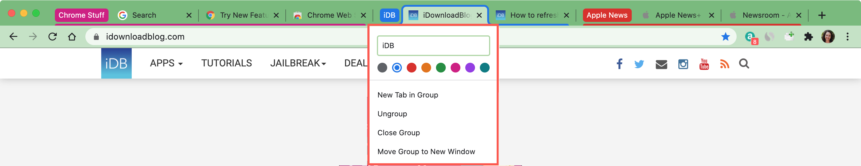 Google Chrome のタブ グループを使用してタブを整理する方法