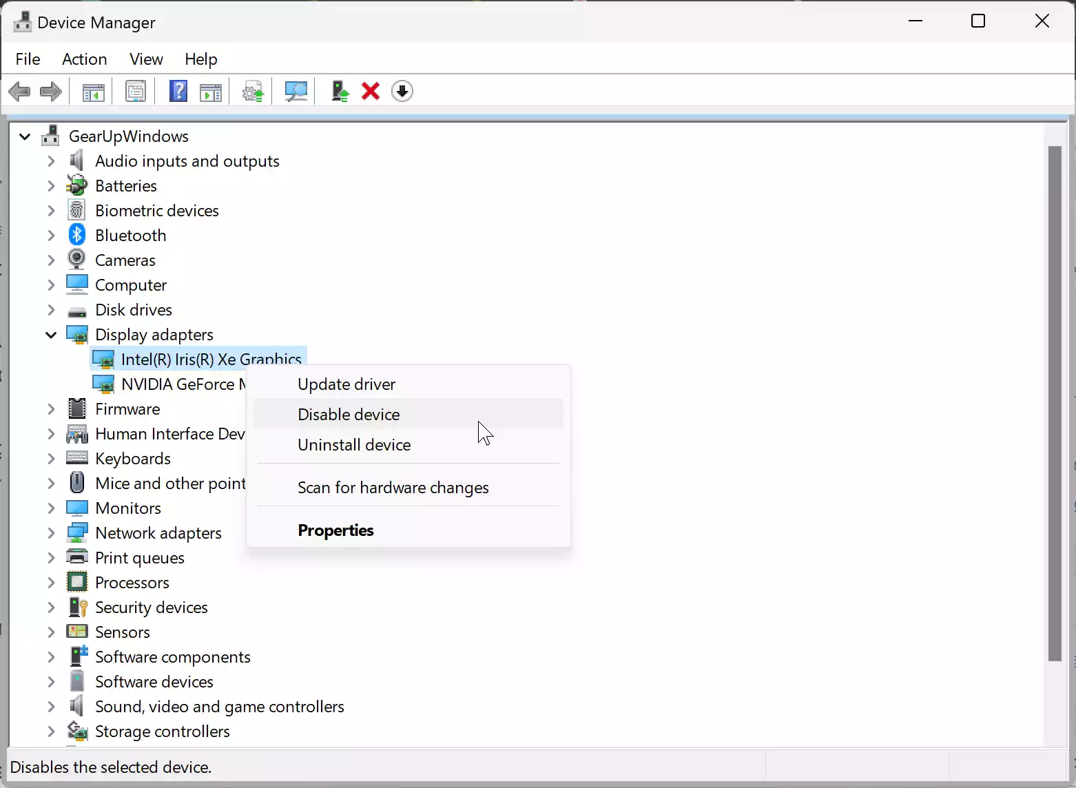 How to Disable Your Integrated Graphics on Windows 11?