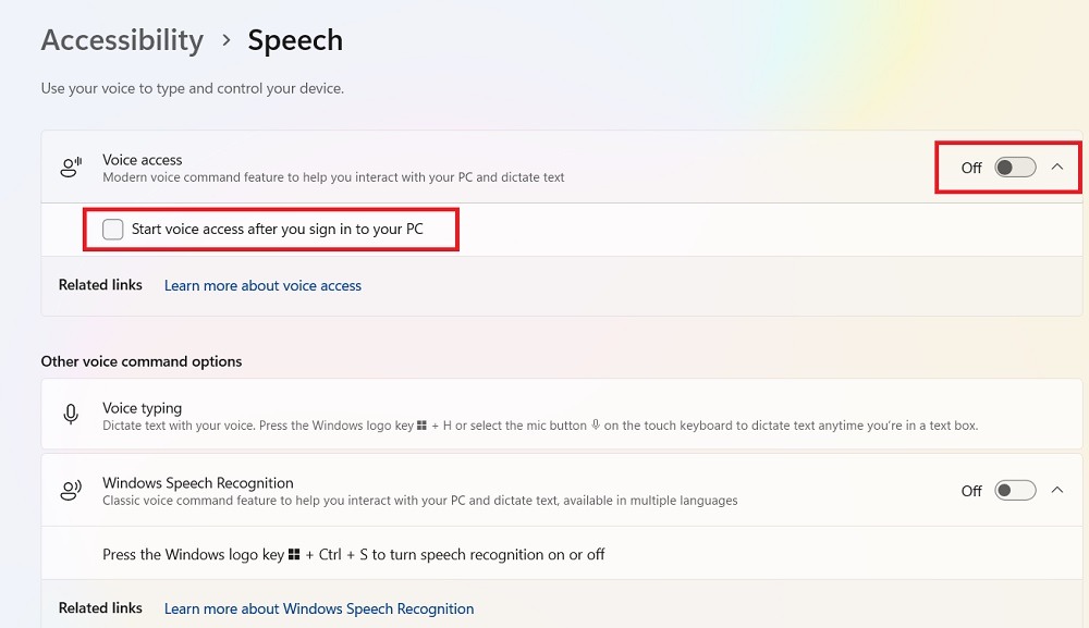 How to Set Up and Use Voice Access Feature in Windows