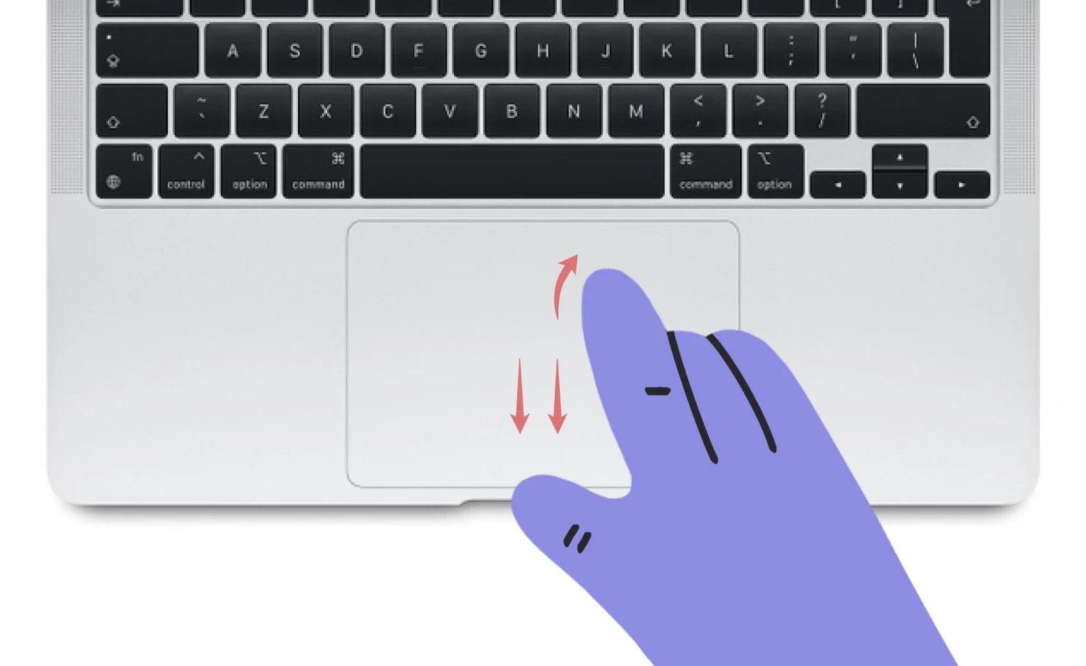 How to change scroll direction on a Mac