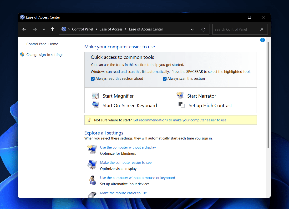 Come attivare/disattivare gli effetti di animazione Windows 11