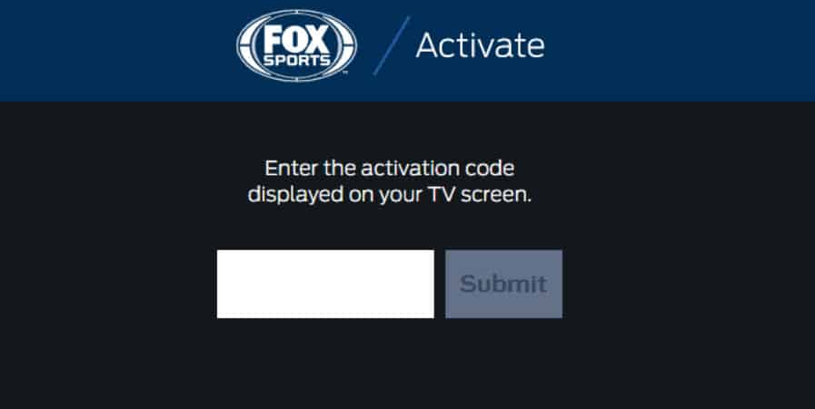 Attiva Go Fox Inserisci il codice e accedi suactivate.foxsports.com