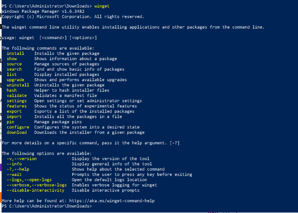 Come installare il gestore pacchetti Winget in Windows 2022 Server ...