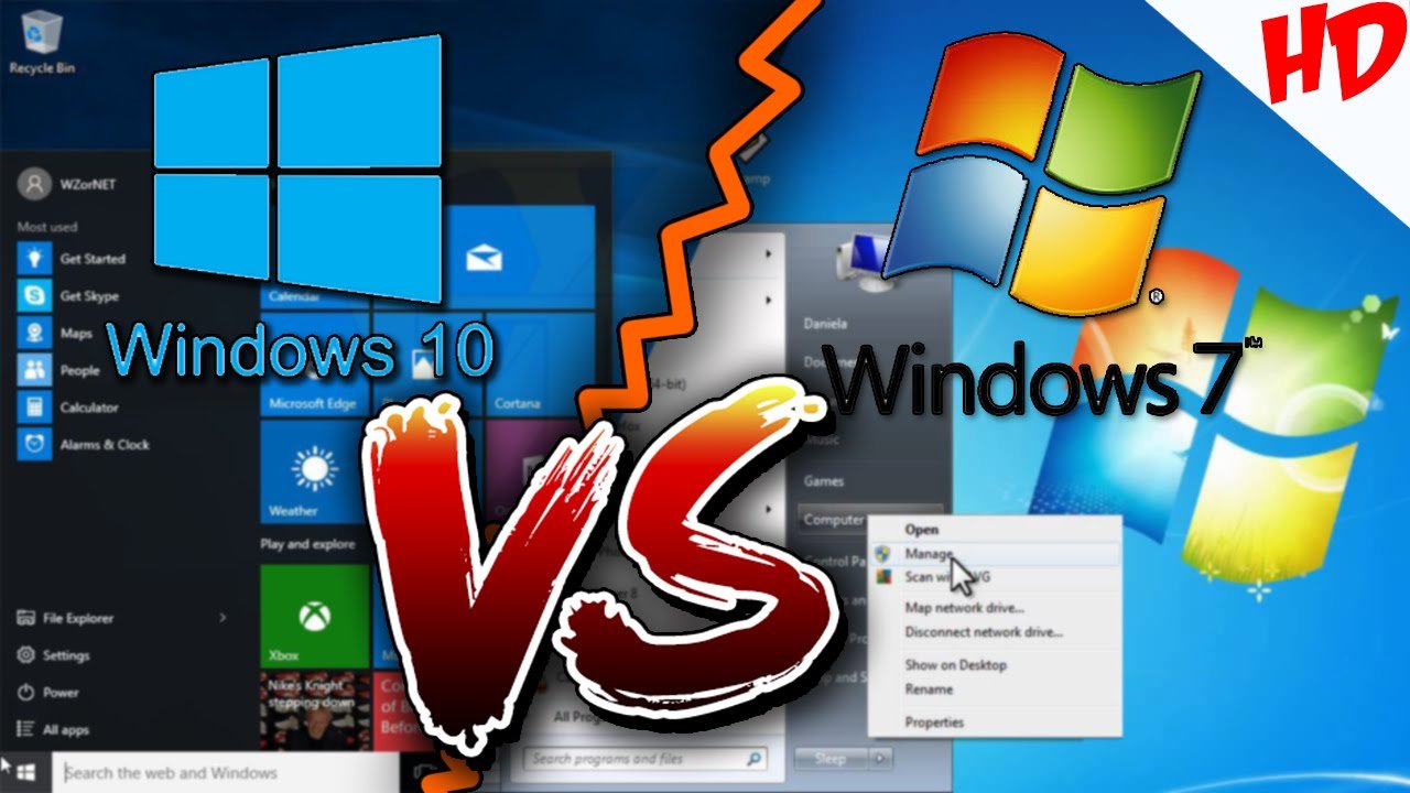Quali sono le principali differenze tra Windows 7 e Windows 10?