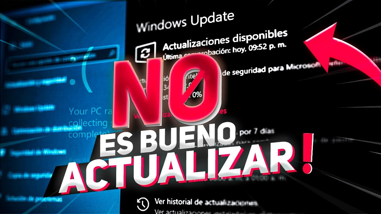 ES NECESARIO ACTUALIZAR WINDOWS visual data 8