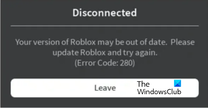 Correggi il codice di errore Roblox 280 su Windows PC - Tiempo de Frikis
