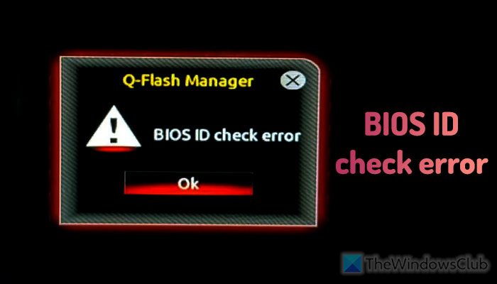 Beos Error Dialog Correggi l'errore di controllo ID BIOS sul computer Windows - Tiempo de ...