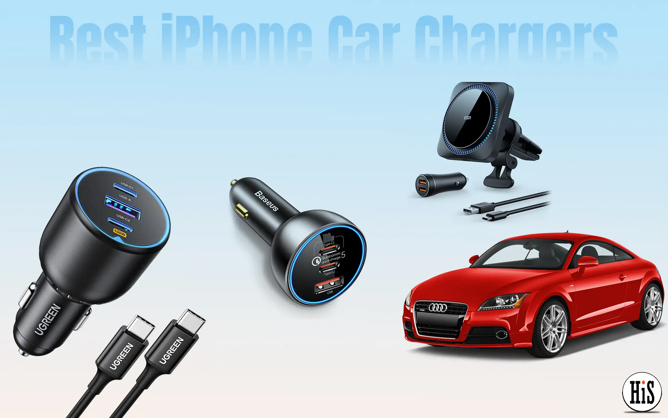 2023年のiPhone 15 Pro、Pro Max向けのベストカーチャージャー8選