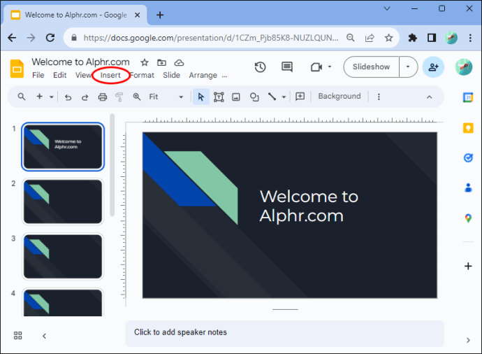Google スライドGoogle スライドにタイマーを挿入する方法