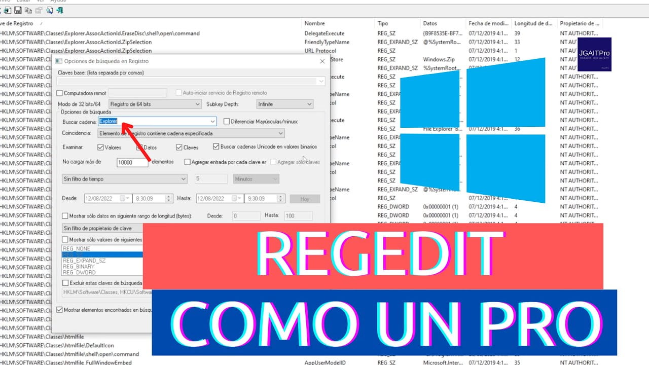 Window 10 Register Software スペイン語でWindows10(Regedit)で登録エディターを使用する方法